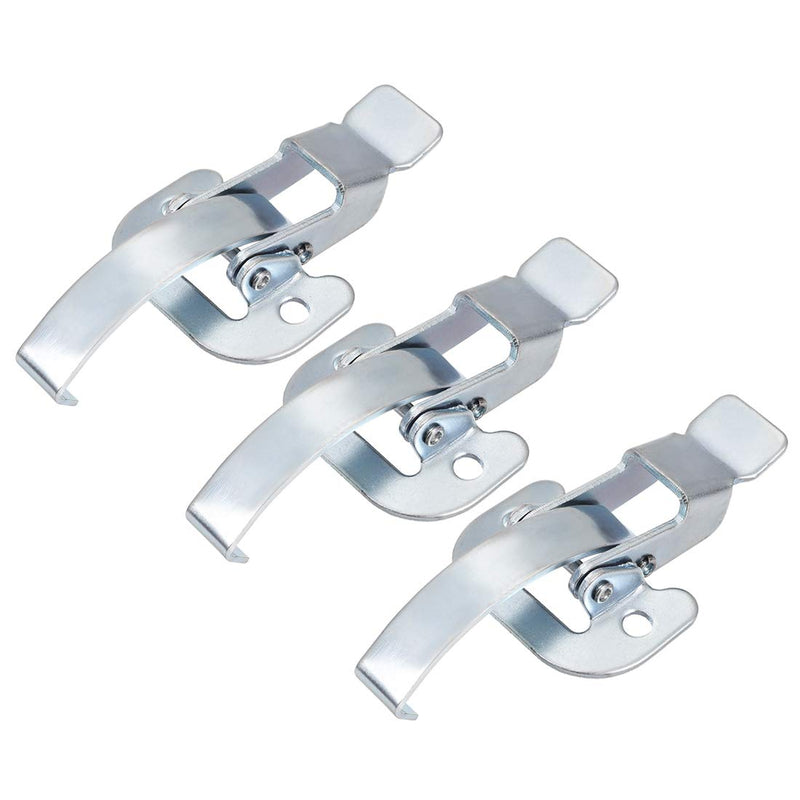 [Australia - AusPower] - uxcell 3.62-inch Galvanized Draw Toggle Latch with Spring-steel Hook - 3 Pcs 
