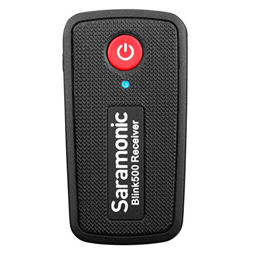 Saramonic 2.4 GHz Camera-Mountable Wireless Mic Dual-Receiver for Cameras & Mobile w/TRS & TRRS (Blink 500 RX), Black (BLINK500RX)