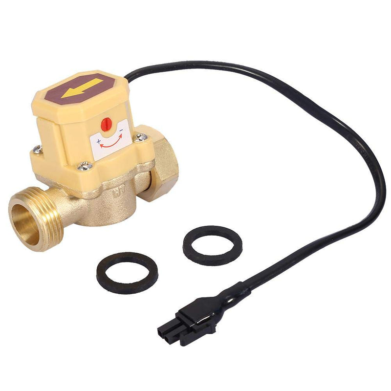 Water Flow Sensor Switch, G3/4-G3/4 Thread Water Pump Adjustable Flow Sensor Pressure Automatic Switch 220V, Water Flow Sensor Switch Sensor