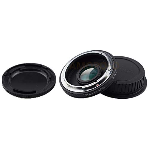 FD to EOS Adapter with Optical Glass,Compatible with for Canon FD Lens to & for Canon EOS (EF, EF-S) Mount SLR Cameras 7D 550D 500D 1000D 60D 50D, 40D, 30D, 20D, 10D 5D etc Canon FD to EOS adapter (with optical glass)