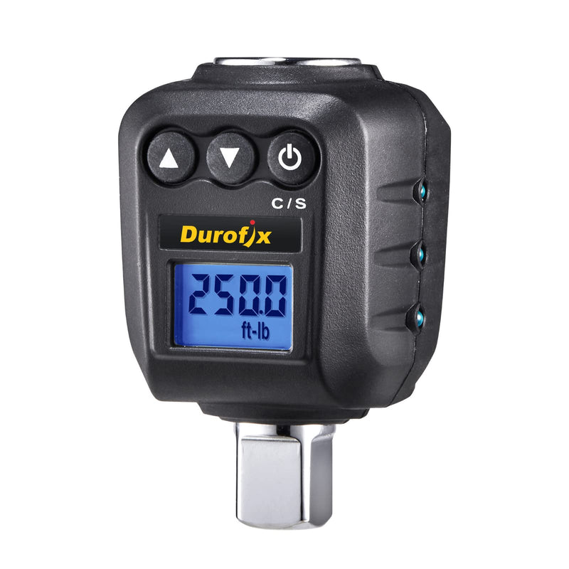 [Australia - AusPower] - Durofix RM602-4A (25 to 250 ft-lbs.) Digital Torque Adapter with Buzzer and LED Flash Notification – ISO 6789 Standards with Certificate of Calibration 1/2" (25 to 250 ft-lbs.) 