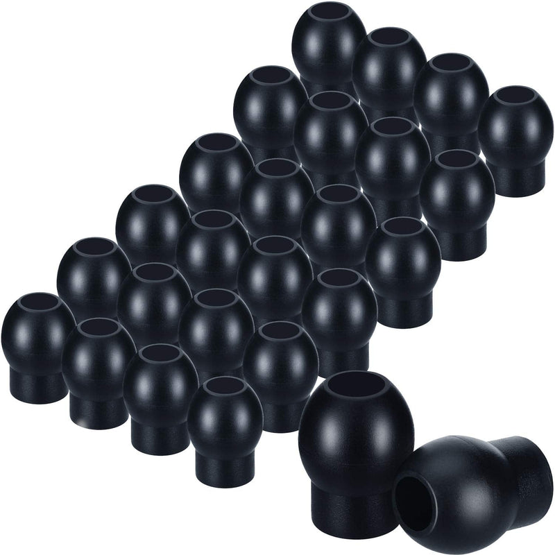 [Australia - AusPower] - 36 Pieces Replacement Ear Tips for Stethoscopes, Universal Soft-Sealing Earbuds (Black) Black 