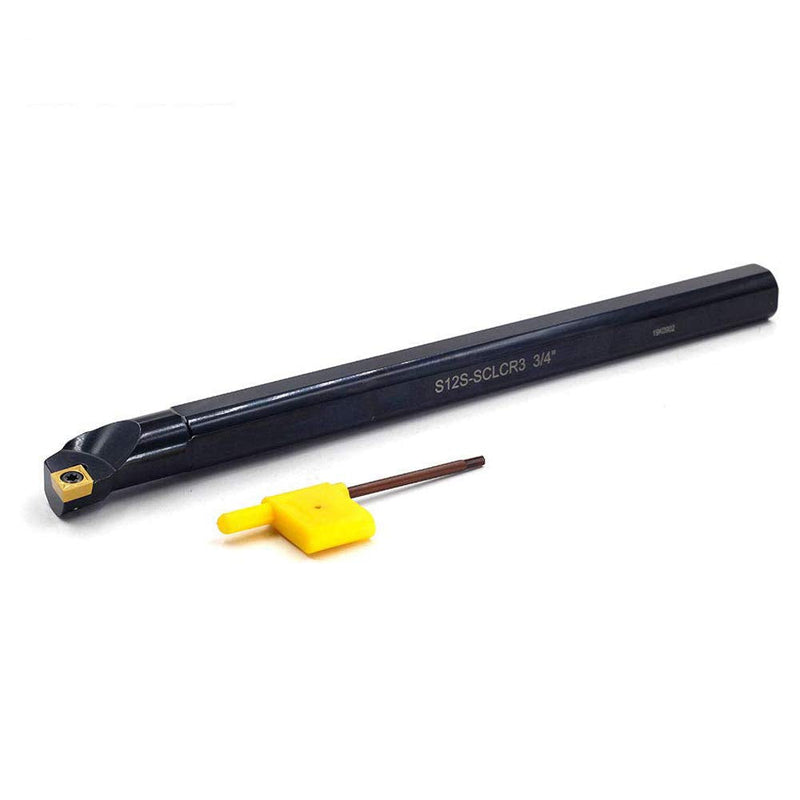 [Australia - AusPower] - OSCARBIDE 3/4" x 10" Indexable Boring Bar, Right-Hand SCLCR, CCMT09T304 Inserts, 1 Piece 