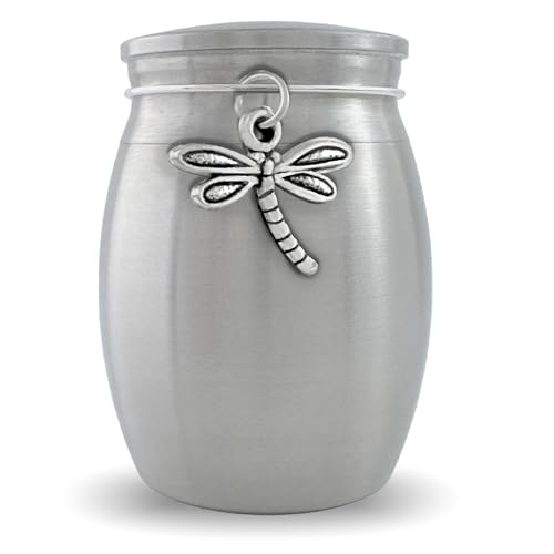 Mini Dragonfly Urn Memorial Cremation Ashes Holder Small Container Jar Vial