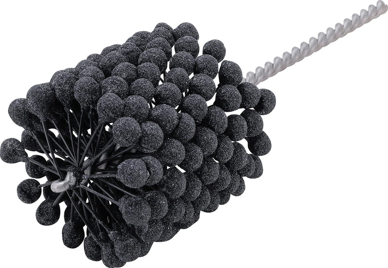 BGS 1261 | Honing Tool | Flexible | Grit 120 | 75-77 mm | Silicon carbide (SiC). Rotation speed max. 300 rpm, shaft diameter 7.8 mm, for hand drills and standing machines Grit 120 | 75 - 77 mm