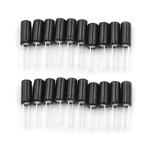 Hailege SW520D Vibration Sensor Metal Ball Tilt Shake Switch 5.2 x 11.5 SW-520D Tilt Shake Position Switch Pack of 100