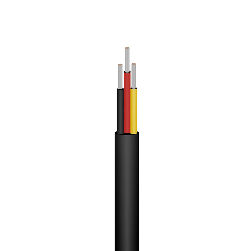 [Australia - AusPower] - Striveday 22 AWG 3 Conductor Wire Power Cable Audio Cable Signal Line (Red & Black & Yellow) 33ft UL Certification 3-conductors 22AWG 