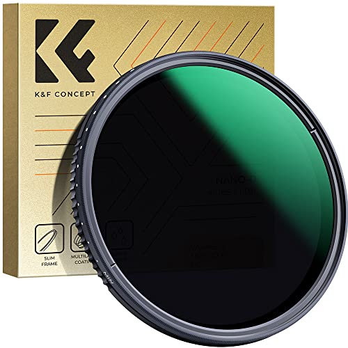 K&F CONCEPT 67mm Variable ND8-ND2000 (3-11stop) Waterproof ND Lens Filter