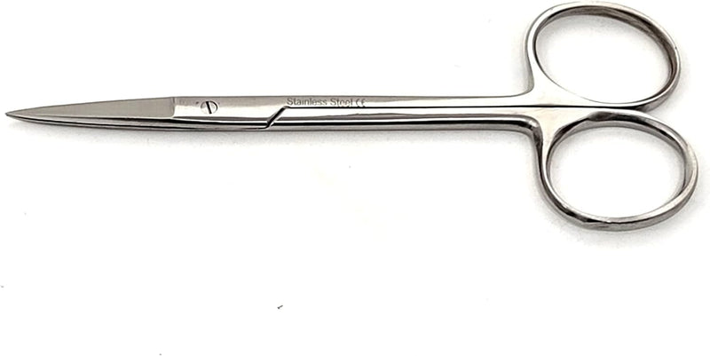 [Australia - AusPower] - A2Z-IRS01 Stainless Steel Iris Dissecting Scissors 4.5", Straight, Fine Point Silver 