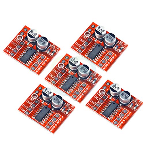 Hailege 5pcs 1.5A 2-Way L298N L298 DC Motor Driver Drive Board Dual H Bridge PWM Step Speed Controller Driver Module