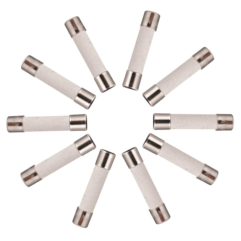 [Australia - AusPower] - BOJACK 30AL250V 6x30mm 30A 250V Slow-Blow Ceramic Fuses 30 amp 250 Volt 0.24 x 1.18 Inch Ceramic Tube Time-delay Fuses(Pack of 20 Pcs) 