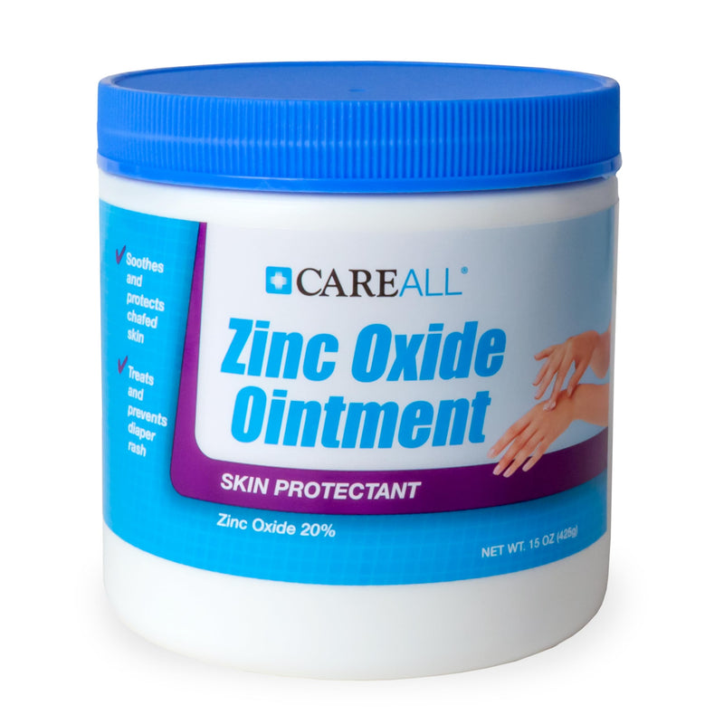 [Australia - AusPower] - CareAll Zinc Oxide 20% Skin Protectant Barrier Ointment 15 oz., Provides Relief, Prevention and Treatment of Diaper Rash and Chafing. Helps Seal Out Wetness. 15 Ounce (Pack of 1) 