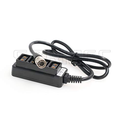 SZRMCC Hirose 4 Pin 12V Power Out to 4 D tap Splitter P tap Splitter Cable for Sony F5 F55 FS7 Camera (6''inch)