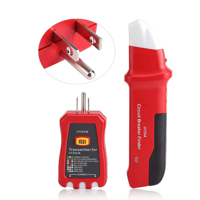 Circuit Finder, 50-60Hz 90-120V Professional Circuit Breaker Finder Sensitivity Adjustable Socket Tester Diagnostic-Tool Intelligent Circuit Breaker Locator - Quickly and