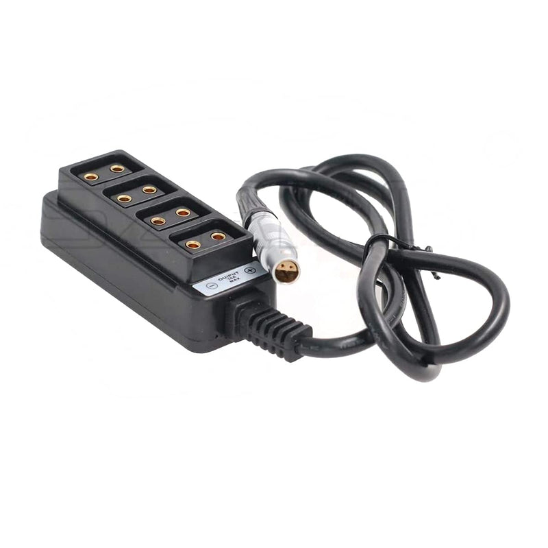 [Australia - AusPower] - SZRMCC FFA 0S 4 pin to 4 Port D tap Splitter Power Out Adapter Expansion Cable for ARRI Trinity Stabilizer Focus 