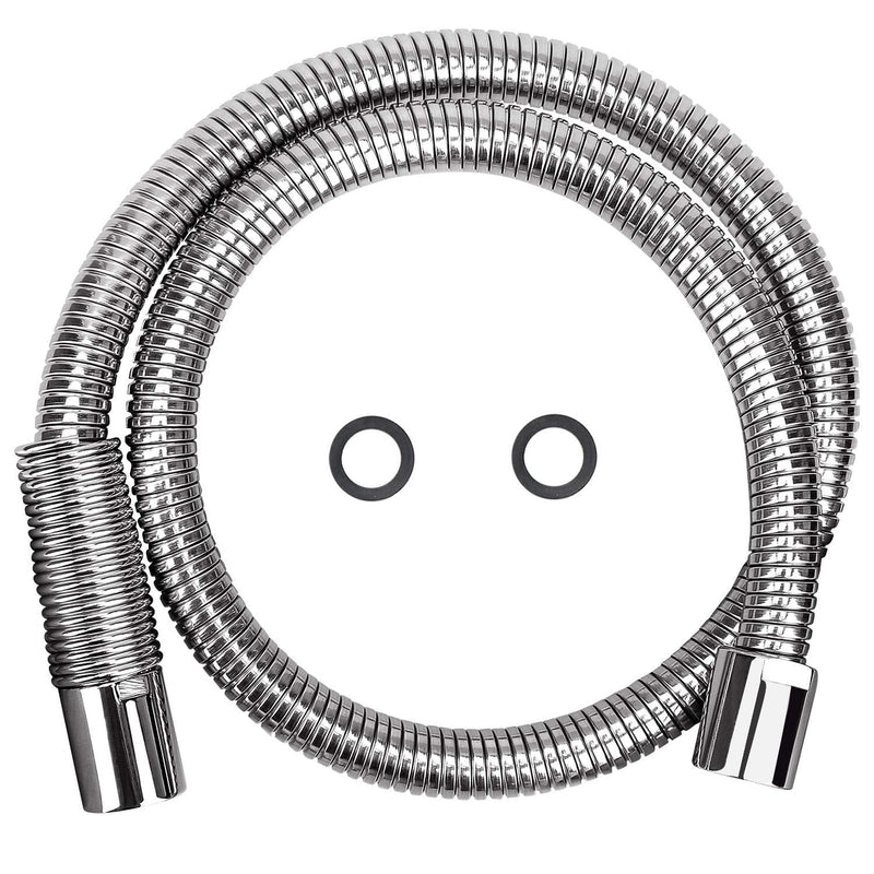 COOLWEST Flexible Metal Stainless Steel Hose 44 Inch for All Commercial Pre-Rinse Kitchen Sink Faucets Flexible Hose Replacement (111CM 44") 44inch Hose