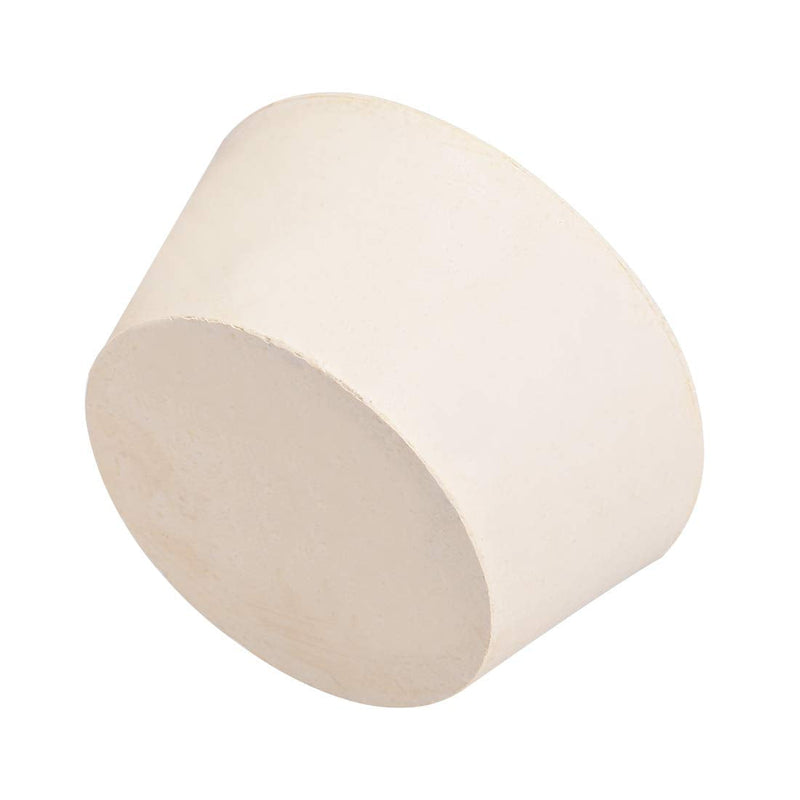 uxcell White Tapered Shaped Solid Rubber Stopper for Lab Tube Stopper Size 89-106mm 1pcs 88x111x53mm