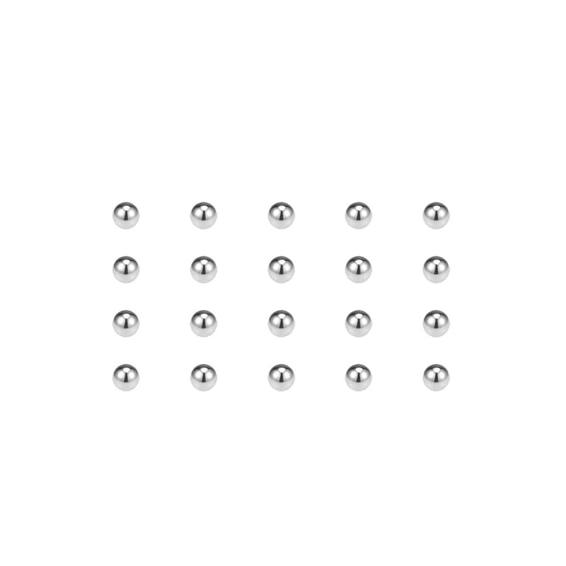 [Australia - AusPower] - uxcell 0.8mm Bearing Balls 304 Stainless Steel G100 Precision Balls 100pcs 