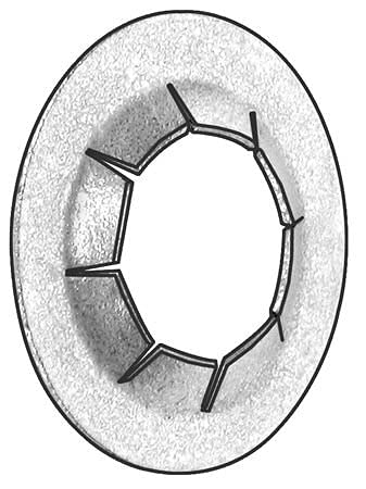 [Australia - AusPower] - Value Brand, 4HFX1, Push Nut, Stud Retention, Stl, 3/8 In, PK50 