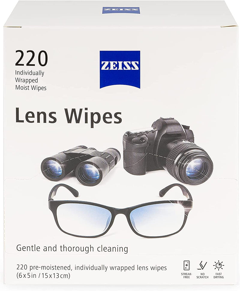 [Australia - AusPower] - Zeiss Lens Wipes, White, 220 Count… 220 Count (Pack of 1) 