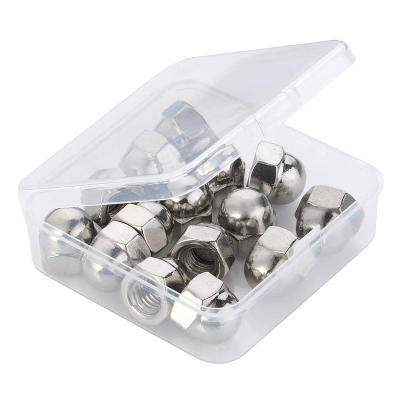 [Australia - AusPower] - 1/4-20 Acorn Cap Nuts, 304 Stainless Steel 18-8, Bright Finish, 50 PCS 1/4"-20 