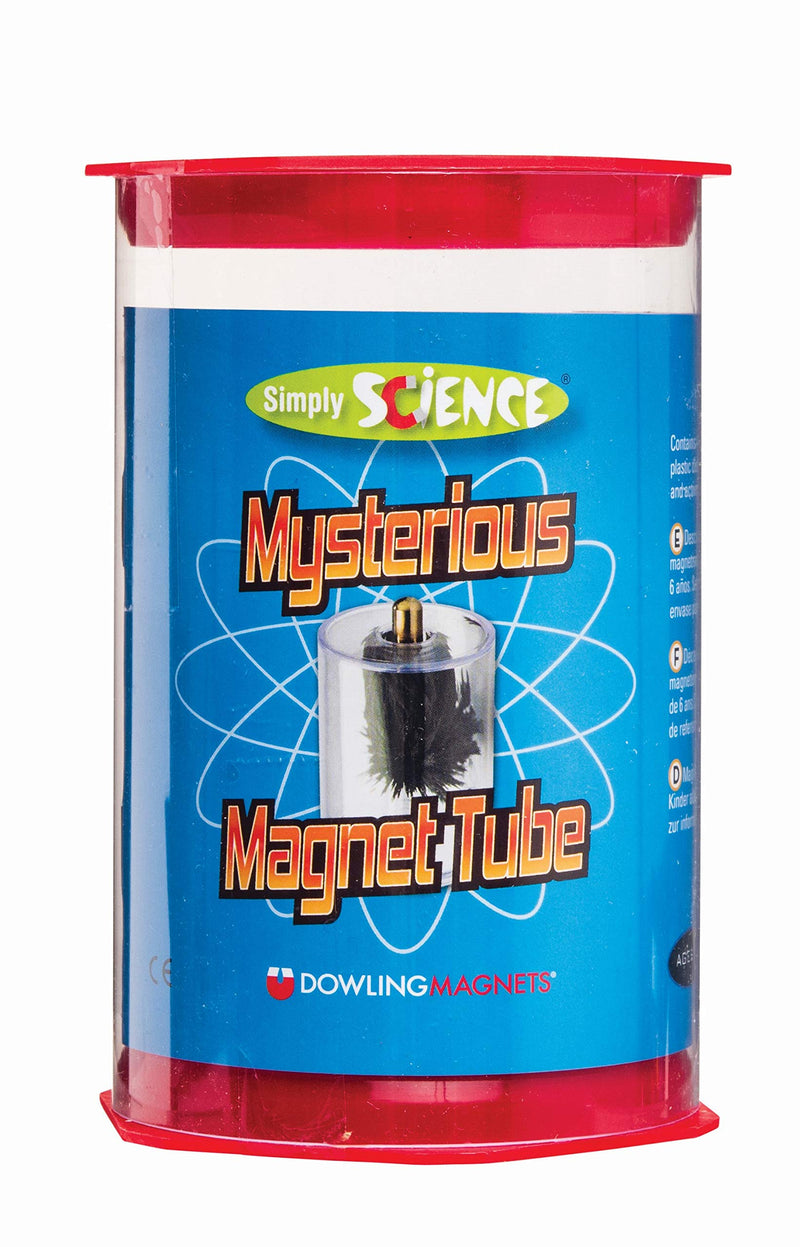 [Australia - AusPower] - Dowling Magnets Mysterious Magnet Tube with Steel Filings - 3D Magnetic Field Viewer - Magnet Science Kit - Iron Filings and Magnet for Science Experiments - Makes Learning Magnetism Fun! Item SS31 