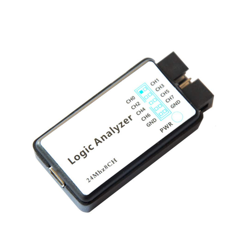 [Australia - AusPower] - Taidacent USB Logic Analyzer 24mhz 8ch Software Driver FPGA Debugging Tool SPI IIC UART SMBus I2S CAN Parallel Digital 8 Channel 