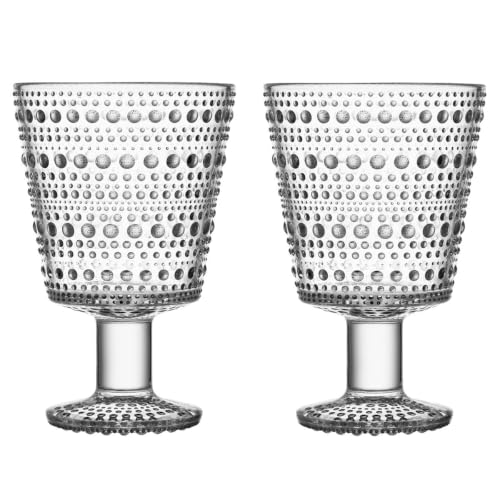 Iittala Kastehelmi Clear Universal Glass - Set of 2 Multicolor