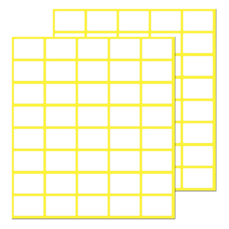 0.5" x 0.75", 1000 Pack, Matte White Labels Stickers - for Price Labels 0.5" x 0.75" | 1000 Labels - NewNest Australia