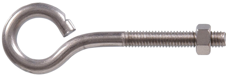 [Australia - AusPower] - Hardware Essentials Eye Bolt with Hex Nut Stainless Steel (5/16"-18 X 4") 10 Pack 