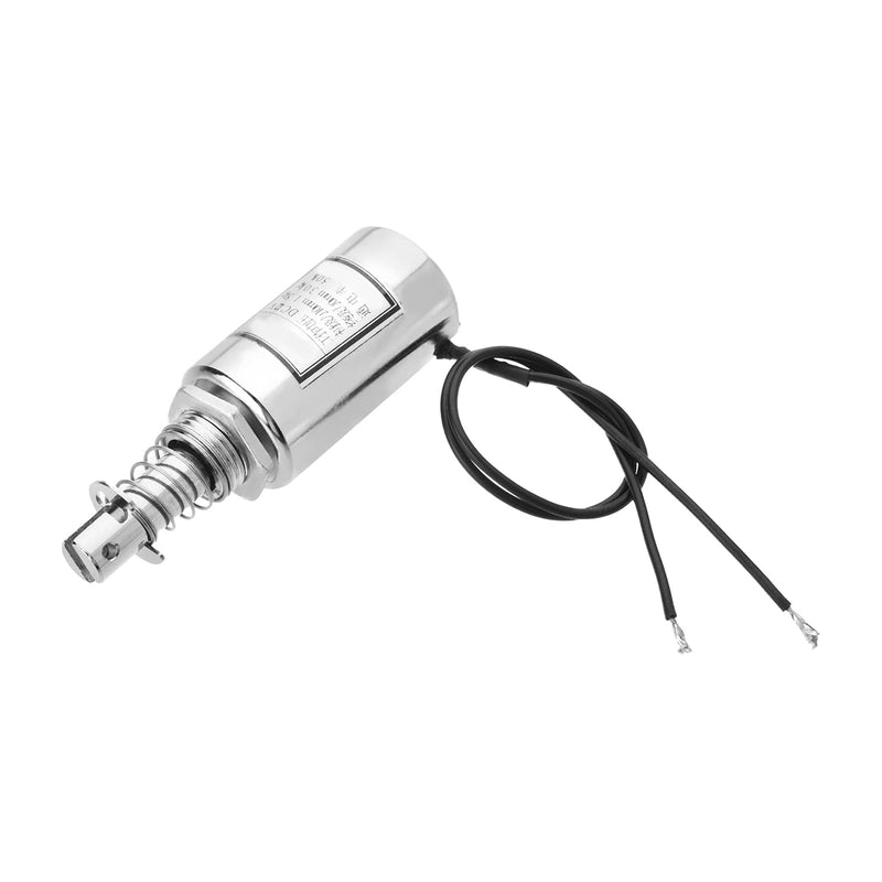 [Australia - AusPower] - Fielect DC 12V 15N Push Pull Type Tubular Solenoid Electromagnet, Linear Motion, MQ8-Z15B-12V Models : MQ8-Z15B-12V 