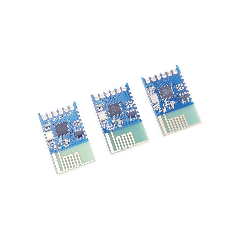 JDY-40 2.4G Wireless Serial Port Transmission Transceiver and Remote Communication Module IO TTL DIY Electronic for Arduino Pack of 3