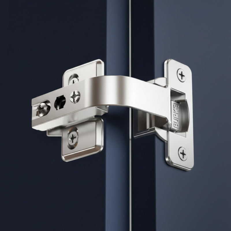Burks 2 Pack Lazy Susan Hinge 90 Degree Pie Cut Bifold Cabinet Door Hinge Corner Cabinet Hinge | Like-for-like replacement for Grass, Mepla, M&B, Corner bifold kitchen cabinet door use, Screws and Instructions Included
