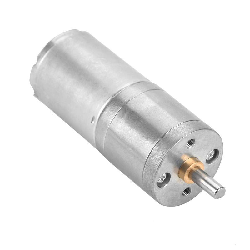 Speed Motor, 1 Piece, 25mm DC 12V 25GA-370 Reduced Speed Motor Metal for Electronic Lock (12V, 200RPM) 12V 200RPM