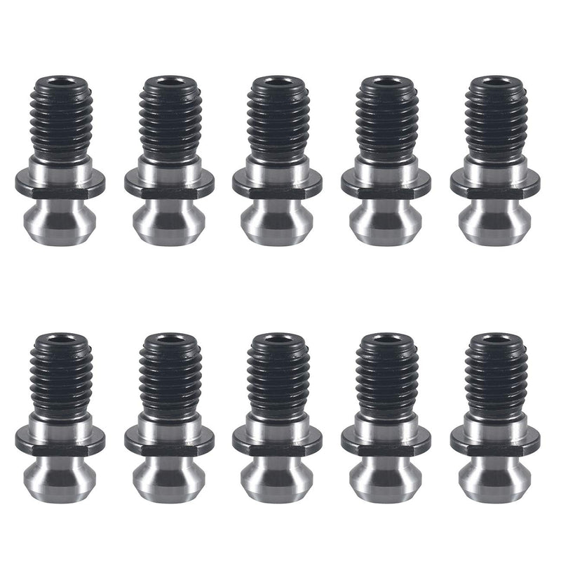 [Australia - AusPower] - Mingdun 10pcs CAT40 45° 5/8-11 Pull Stud Retention Knob Fits Mazak Fadal CAT40 CNC 