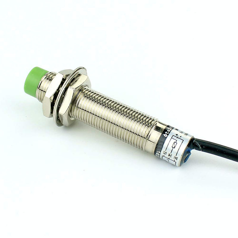 [Australia - AusPower] - Taidacent M12 Capacitive Proximity Sensor Switch Detect Plastic Glass Wood 5mm Adjustable Distance Capacitive Proximity Sensor (PNP Always Open) PNP always open 