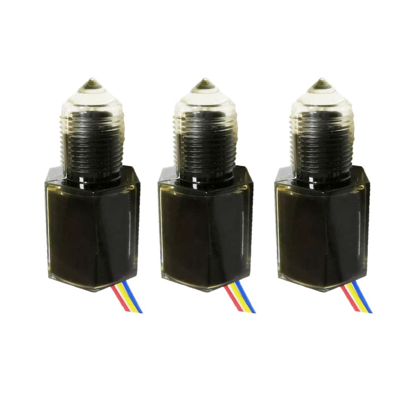 [Australia - AusPower] - FS-IR1902D PNP-NO Optical Infrared Water Oil Fuel Fluid Diesel Liquid Level Sensor Switch 5 to 24VDC,Pack of 3 
