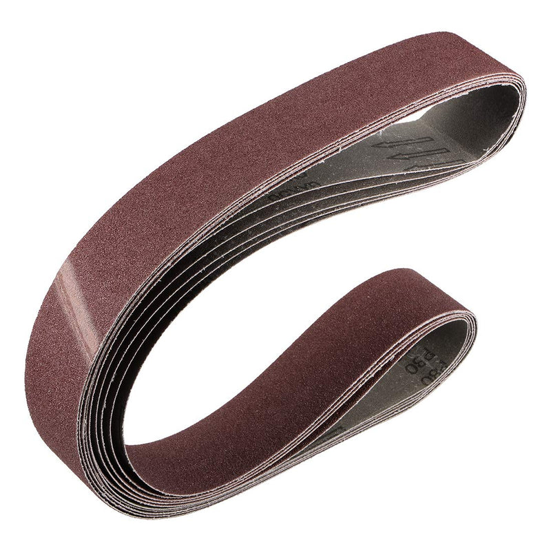 [Australia - AusPower] - uxcell 2 x 48 Inch Sanding Belt 80 Grit Sand Belts for Belt Sander 5pcs 