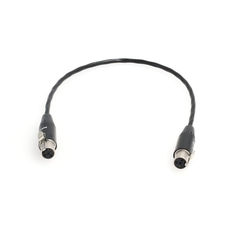 [Australia - AusPower] - SZRMCC TA4F Mini XLR 4 Pin Female to TA4F Mini XLR 4 Pin Female Pro Audio Cable for Camera Microphone (30cm) 30cm 