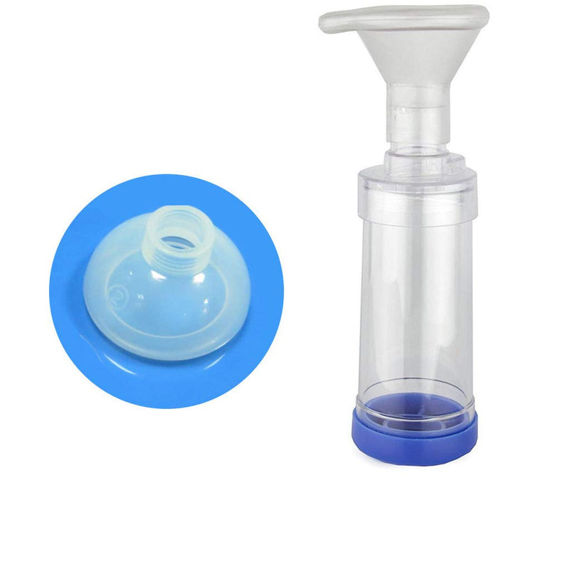 lifevv Aerosol Chamber Inhaler Spacer for Cats -with 2 High-Quaility Silicone Masks - Helps Cats with Breathing & Delivering Medication Fits