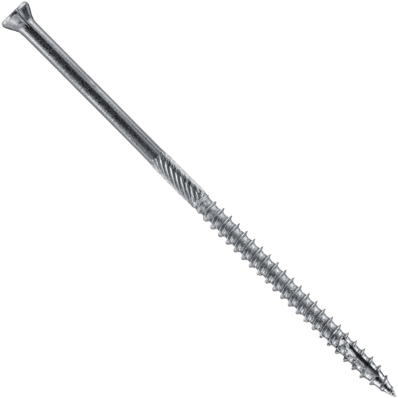 #9 x 4 Silver Star Stainless Steel Trim Head Screw Torx/Star Drive - Wood Screws (1 Pound - 65 Approx. Screw Count) #9 x 4" 1 POUND - 65 Approx. Screws