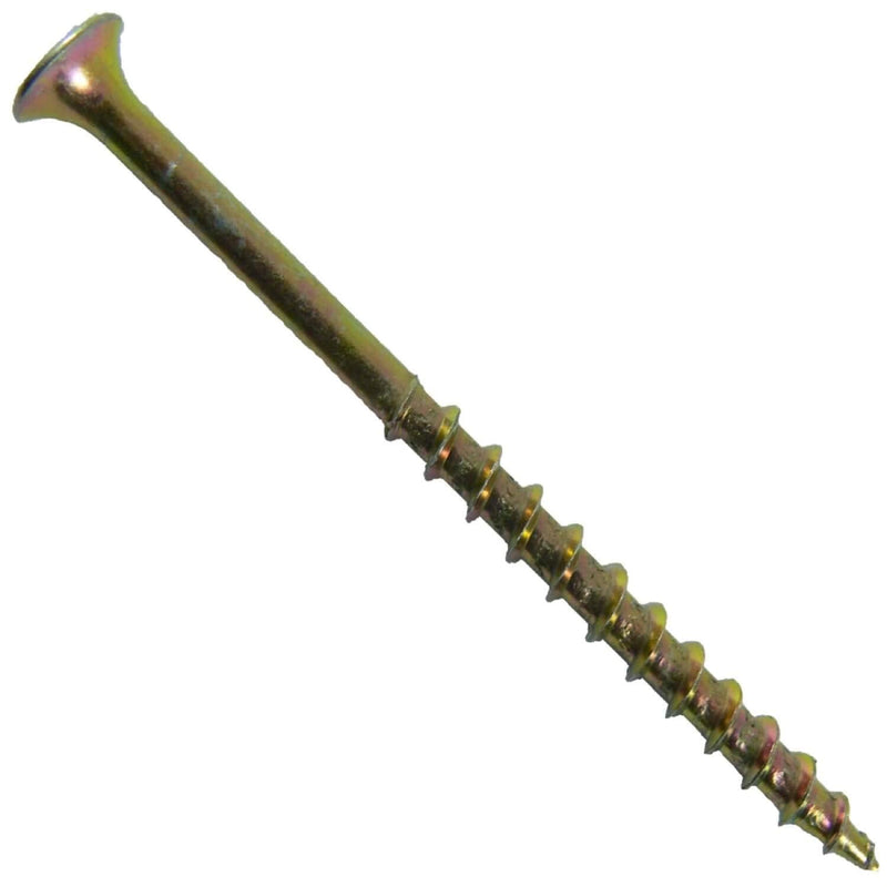 [Australia - AusPower] - DRYWALL Screws: YELLOW ZINC #8 x 3" (12.5 OUNCES ~71 Screws) COARSE THREAD Drywall Screws (sheetrock Screws) for gypsum board, sheetrock, plasterboard. Low cost, all purpose wood Screws #8 x 3" 12.5 OUNCES ~71 Screws 