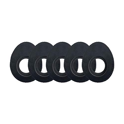 OPENMOON Oval Large Viewfinder Eyecushion for Alexa Mini Amira Cameras (Ultrasuede /5packs) (Black) Black