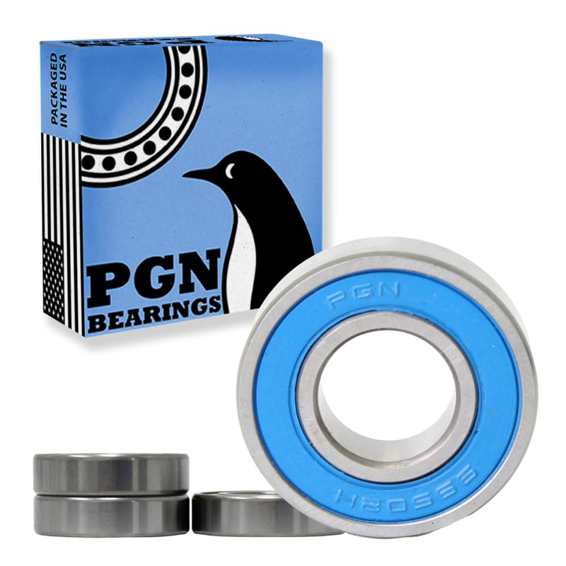 [Australia - AusPower] - PGN - 99502H Mower Spindle Go Kart Sealed Ball Bearing - 5/8" x1-3/8 x.433 (4 Qty) 