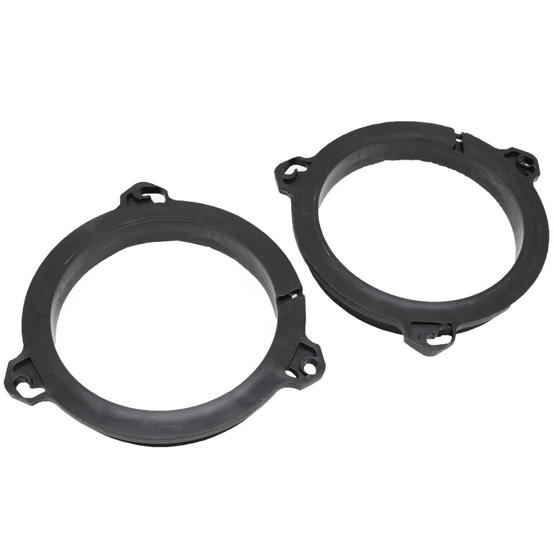 [Australia - AusPower] - RED WOLF Car Door Speaker Adapter Spacer Ring Compatible with Nissan Frontier Altima Sentra 2004-2019, KIA K2 2011-2019, Infiniti Q25 2011-2021 6.5" Aftermarket Speaker Adapter Bracket Installation 