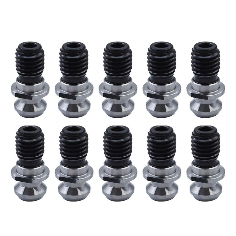 [Australia - AusPower] - WFLNHB 10Pcs CAT40 45° Coolant Pull Stud Retention Knob Fit for CNC Machining Machines 