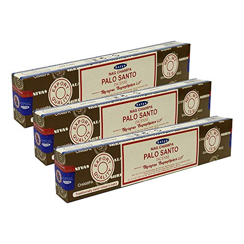Satya Nag Champa Palo Santo Incense Sticks 15gmx3 Pack (45 GMS)