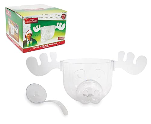 Dycica Marty Moose punch bowl with festive moose design, perfect for parties and gatherings.