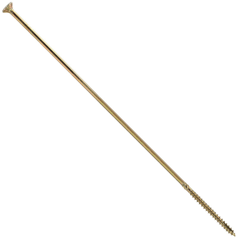 Jake Sales #15x12 Bronze Coated Multipurpose Wood Screw Torx/Star Drive Flat Head (1 Pound - 10 Approx. Screw Count) Exterior Coated - ACQ Compatible Wood Screws 15x12" 1 Pound ~10 Screws
