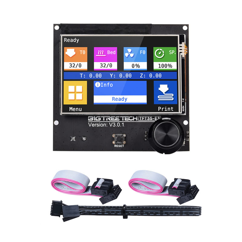 [Australia - AusPower] - BIGTREETEHCH TFT35 E3 V3.0.1 Touch Screen Display with Two Working Modes Compatible 12864 LCD Display WiFi for Ender 3 CR-10 SKR MINI E3 V3.0/SKR V1.4 Turbo Octopus V1.1 SKR 3 3D Printer Control Board 